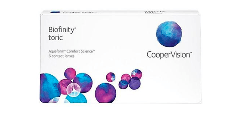 BIOFINITY TORICA -2,50 -1,25 70 8.7 06PACK INC